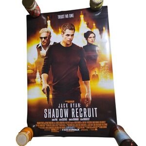 Jack Ryan: Shadow Recruit 2014 Promo Movie Poster 27x4 Chris Pine Kevin Costner